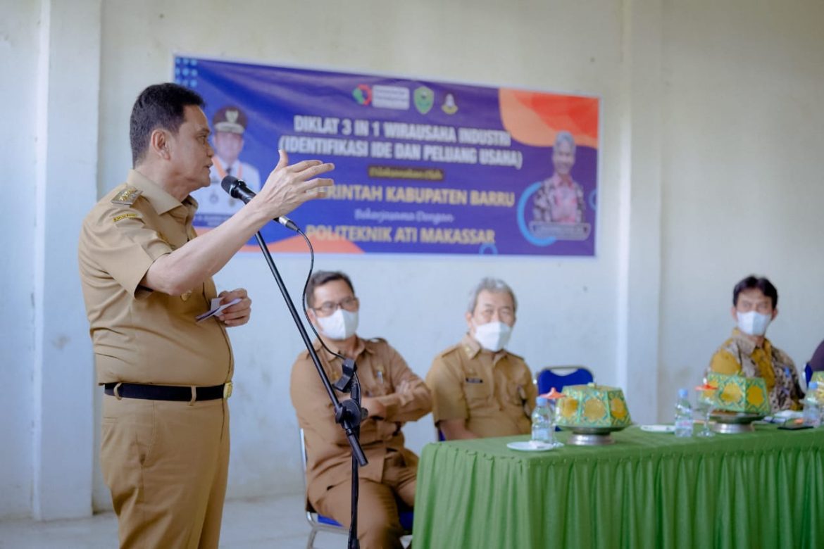 Bupati Barru Hadiri Diklat 3 in 1
