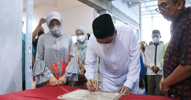Bupati Barru Suardi Saleh Resmikan Mushollah Salesso Balusu