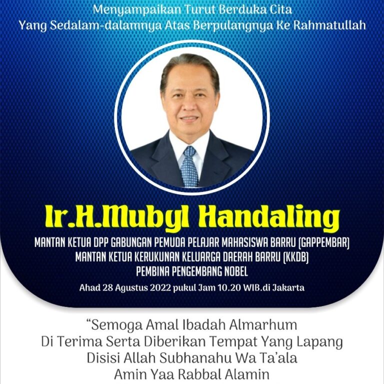 Bupati Barru Turut Berduka Cita Meninggalnya H. Handaling