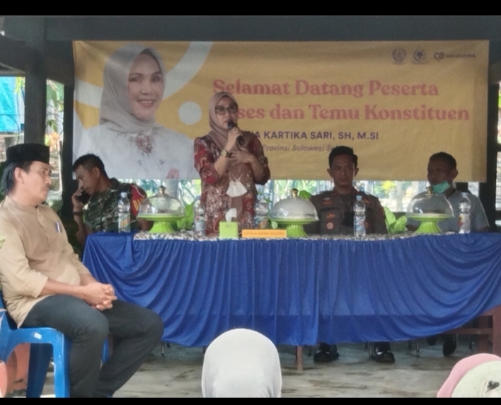Reses dan Temu Konstituen Ketua DPRD Sulsel Andi Ina Kartika Sari di Madello