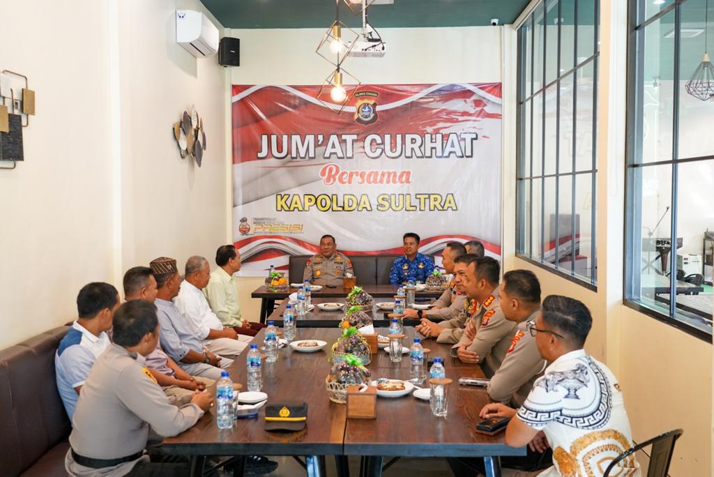 Kapolda Sultra Dalam Jum’at Curhat