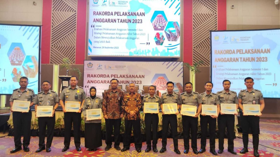 Rutan Kelas IIB Barru Diganjar Predikat Satker Dengan IKPA Terbaik oleh Direktorat Jenderal Pembendaharaan Kementerian Keuangan RI
