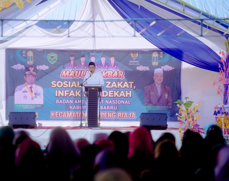 Bupati Barru Apresiasi Kinerja Baznas dalam Mengumpul Zakat