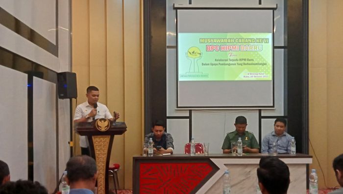 Mewaakili Bupati, Kepala Bapenda Andi Rusman Rustam Buka Muscab HIPMI