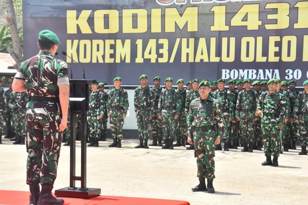 Resmikan Kodim 1431/Bombana, Pangdam XIV/Hsn Harap Hadirkan Situasi Keamanan Yang Kondusif, Nyaman dan Tentram Bagi Masyarakat, Khususnya Menjelang Pemilu 2024*