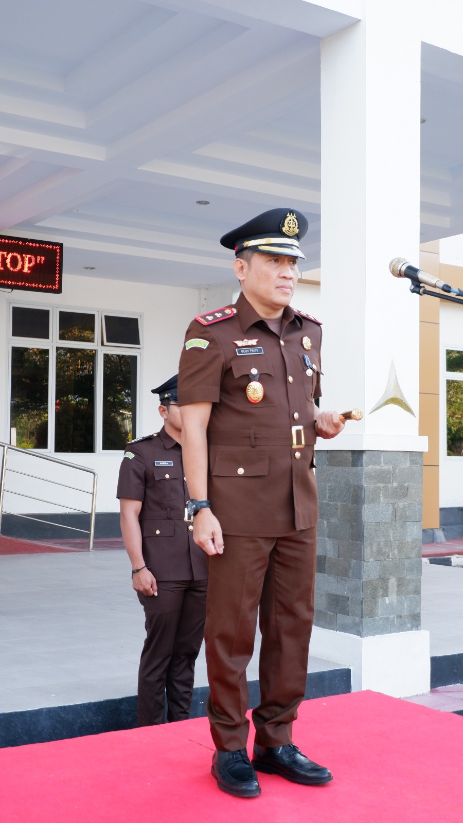 Peringati Hari Sumpah Pemuda ke 95 Kejari Pasangkayu Upacara Bendera Spektakuler di Halaman Kantor