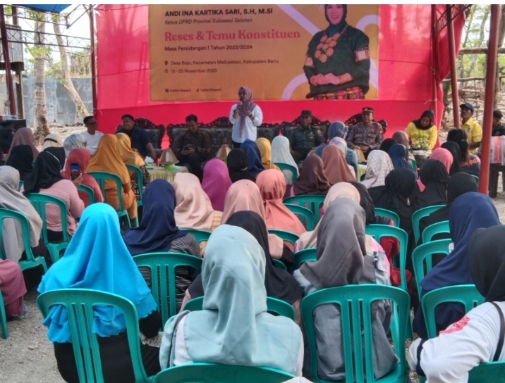 Ketua DPRD Sulsel Reses di Bojo