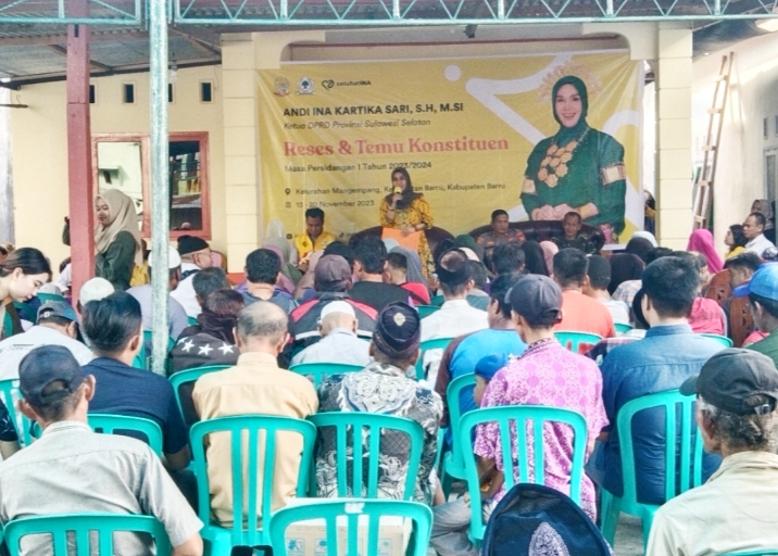 Ketua DPRD Sulsel Andi Ina Reses di Dusun Garongkong