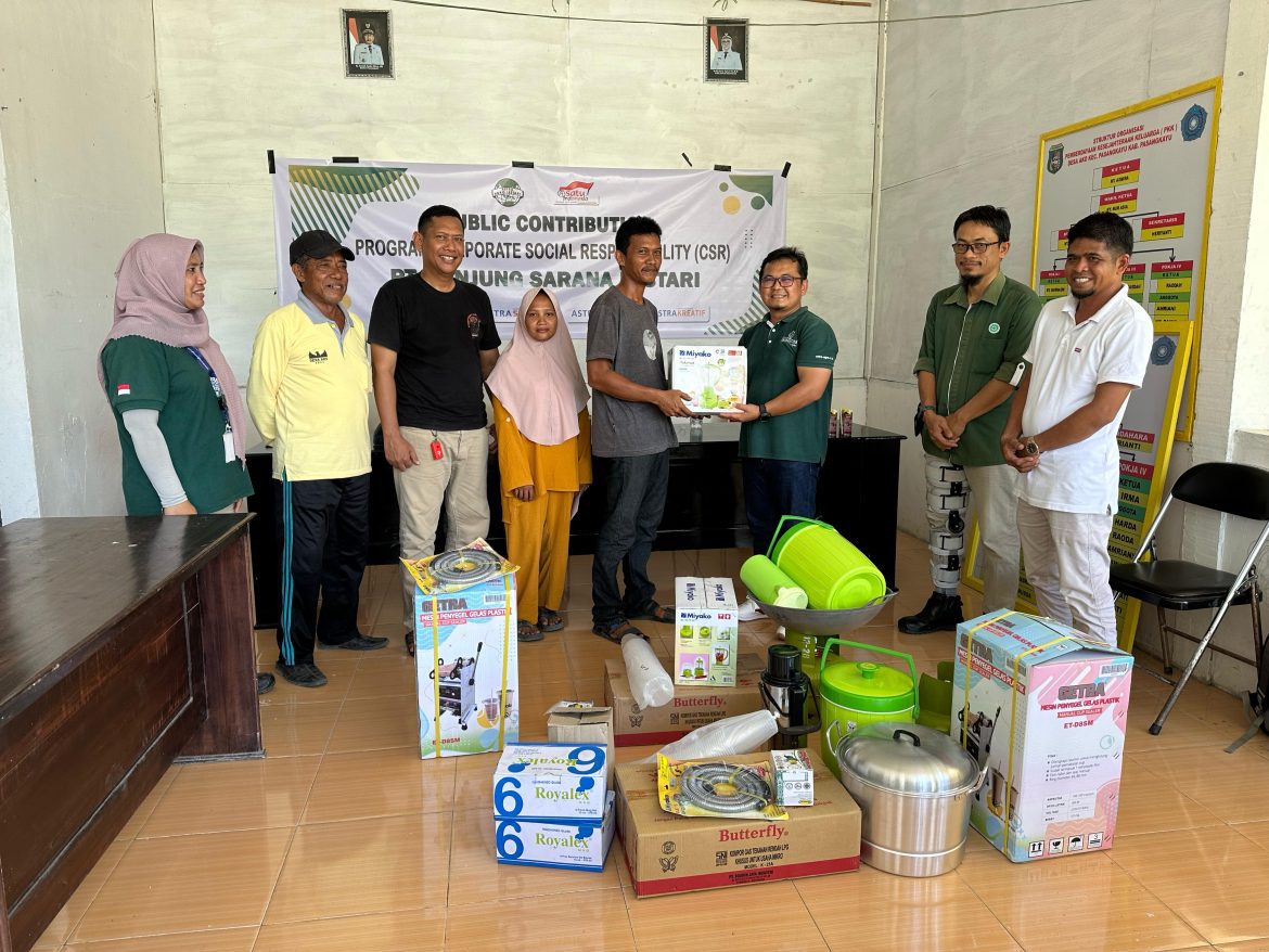 PT TSL Salurkan Bantuan Melalui Program CSR Peningkatan Ekonomi Masyarakat Ako