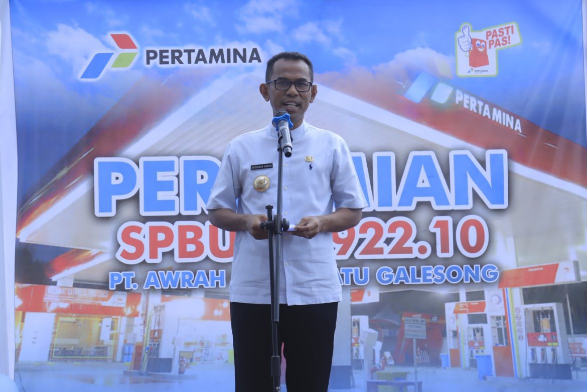 Pj Bupati Takalar Resmikan SPBU 74.922.10 Palleko