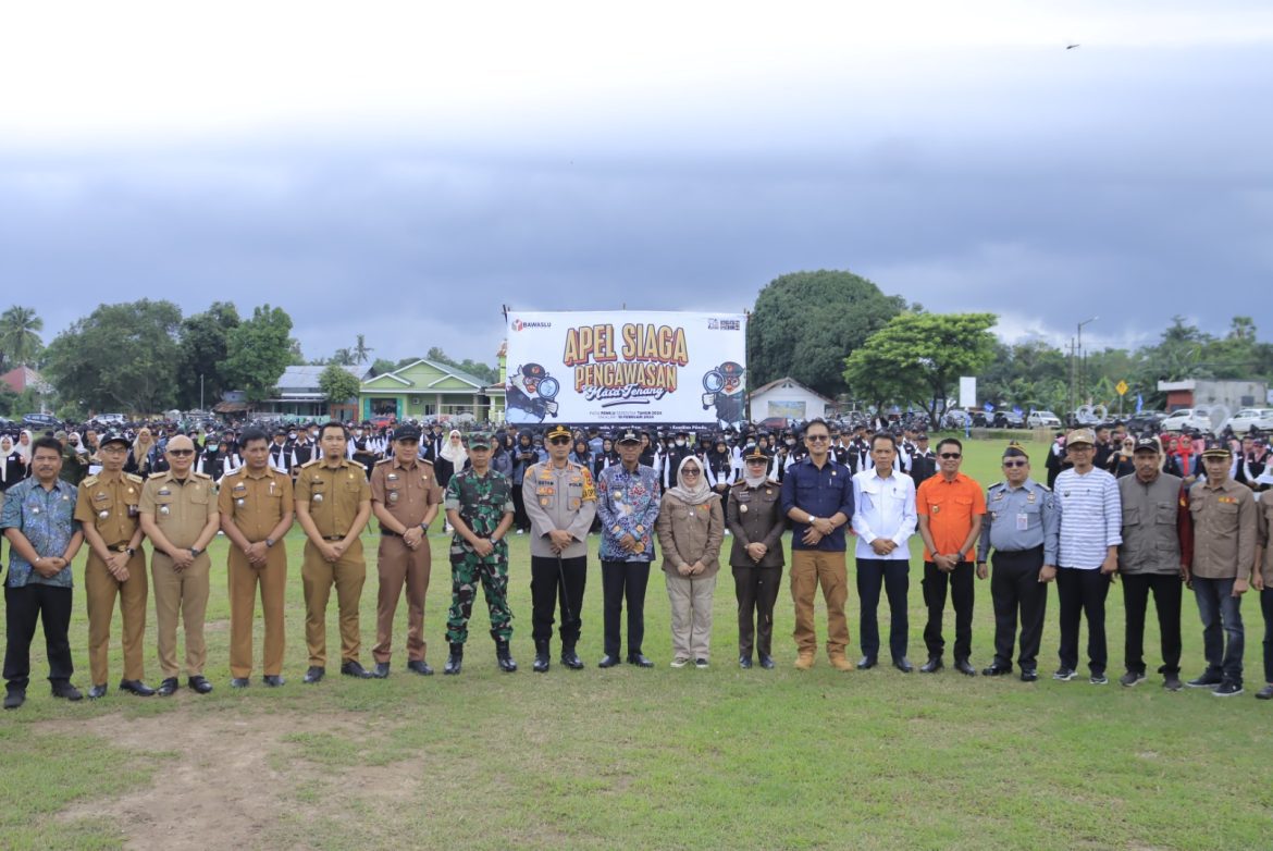Ciptakan Pemilu Damai 2024, Pj. Bupati Takalar Hadiri Apel Siaga Pengawasan Masa Tenang