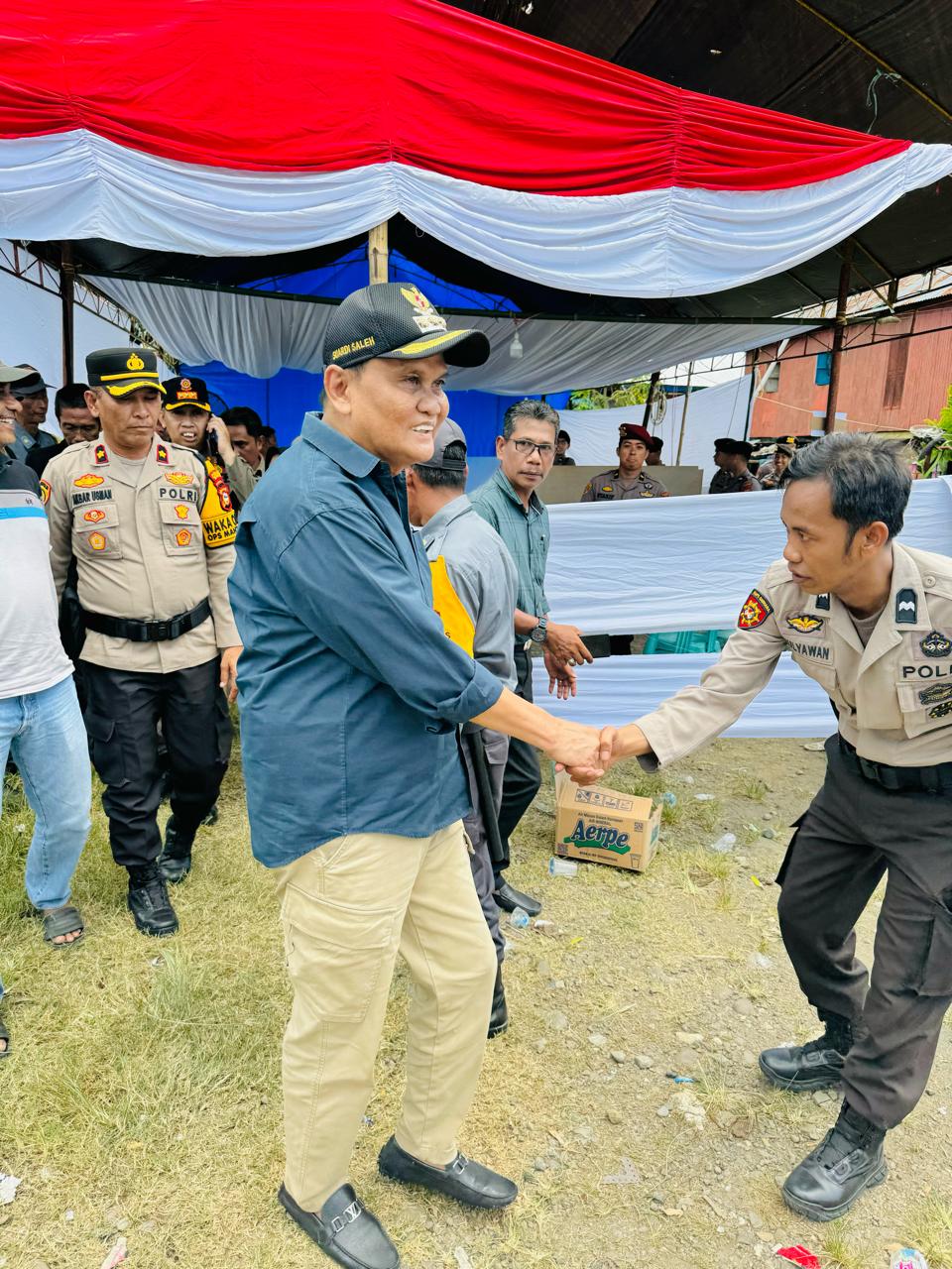 Bupati Barru Meninjau Pemungutan Suara Ulang PSU di TPS 1 Lawampang