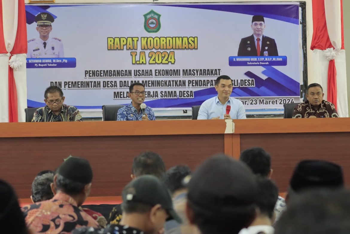Pj. Bupati Takalar Pimpin Rapat Koordinasi Pemberdayaan Masyarakat Dan Desa