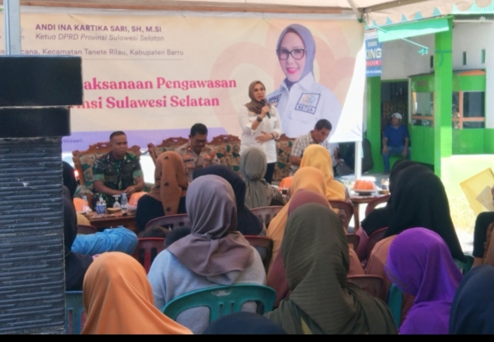 Kunjungan Pengawasan APBD Ketua DPRD Sulsel di Barru