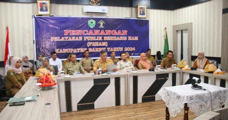 Barru Jadi Kota Kabupaten Kelima Sulsel Deklarasikan Pelayanan Publik Berbasis HAM