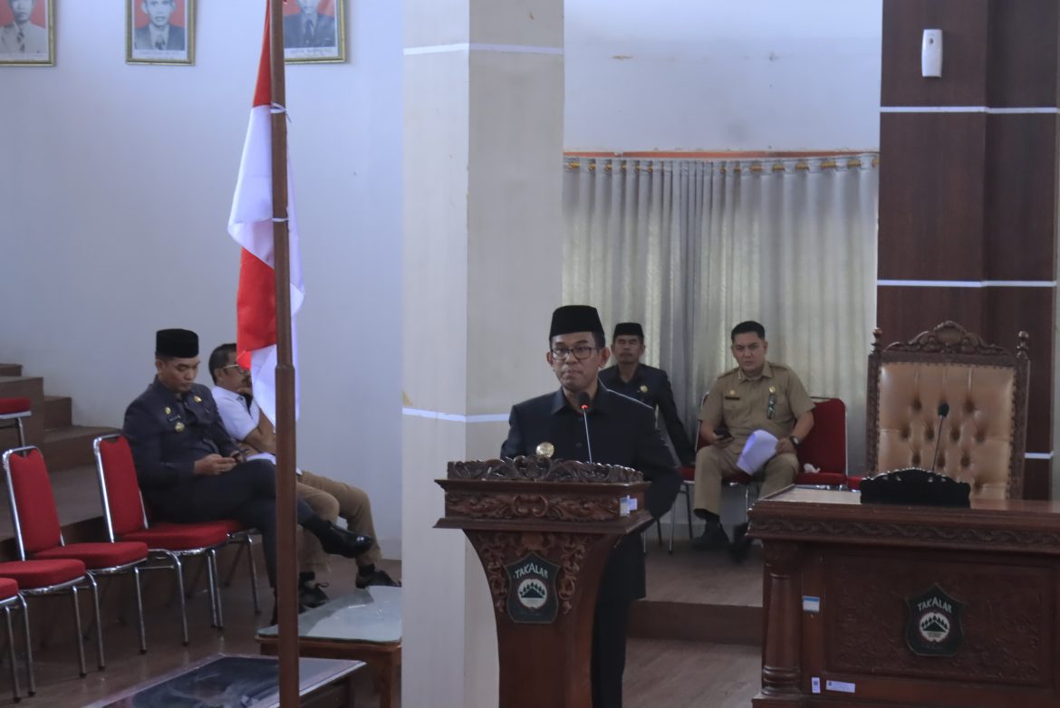 Pj Bupati Takalar Hadir Di Rapat Paripurna Terkait LKPJ Tahun 2023