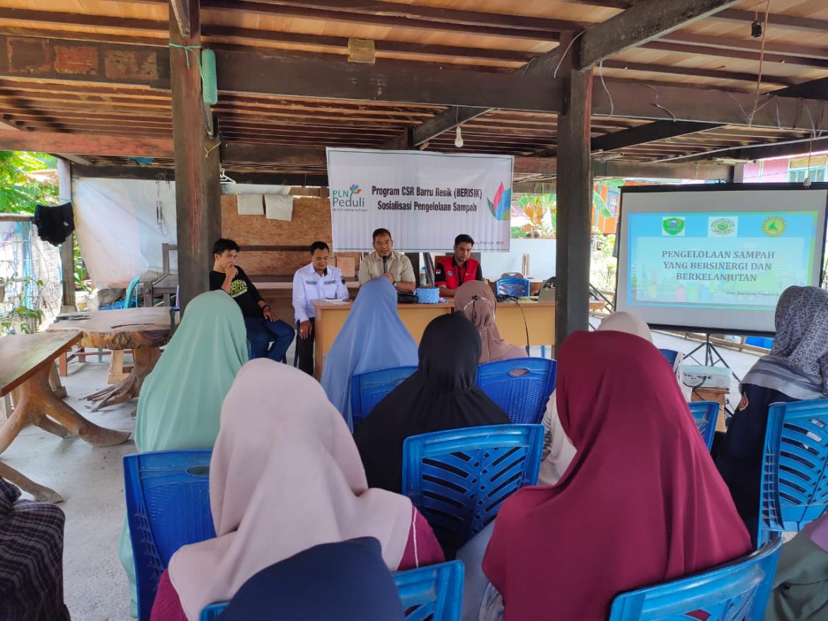 PT PLN Indonesia Power UBP Barru Gelar Sosialisasi Pengelolaan Sampah