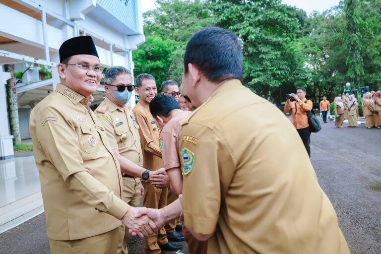 Suardi Saleh Jabarkan Empat Istruksi PJ.Gubernur di Apel Perdana Pasca Cuti Lebaran