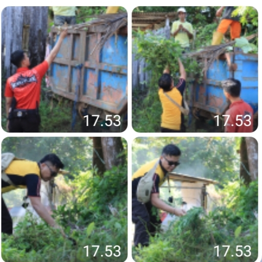 Menjelang Peringatan Hari Bhayangkara Polres Barru Melakukan Bersih Bersih