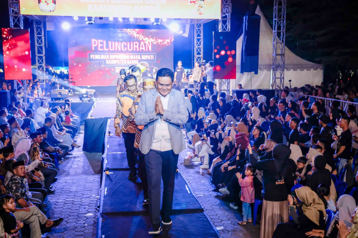 Bupati Barru Hadiri Peluncuran Tahapan Pemilihan Bupati dan Wakil