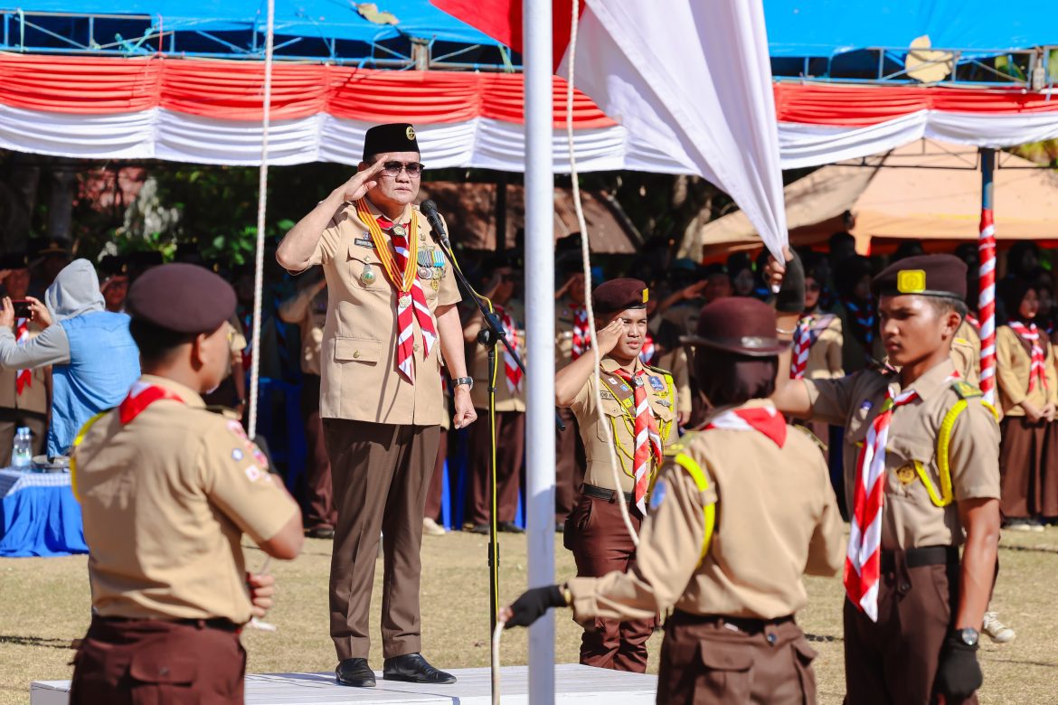 Bupati Barru Hadiri Upacara Peringatan Hari Pramuka Ke-63 Tahun 2024