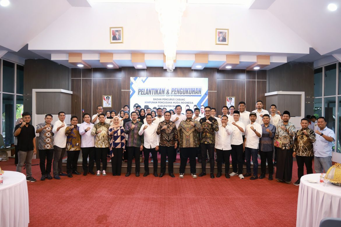 Bupati Barru Saksikan Pengukuhan Badan Pengurus Cabang BPC HIPMI