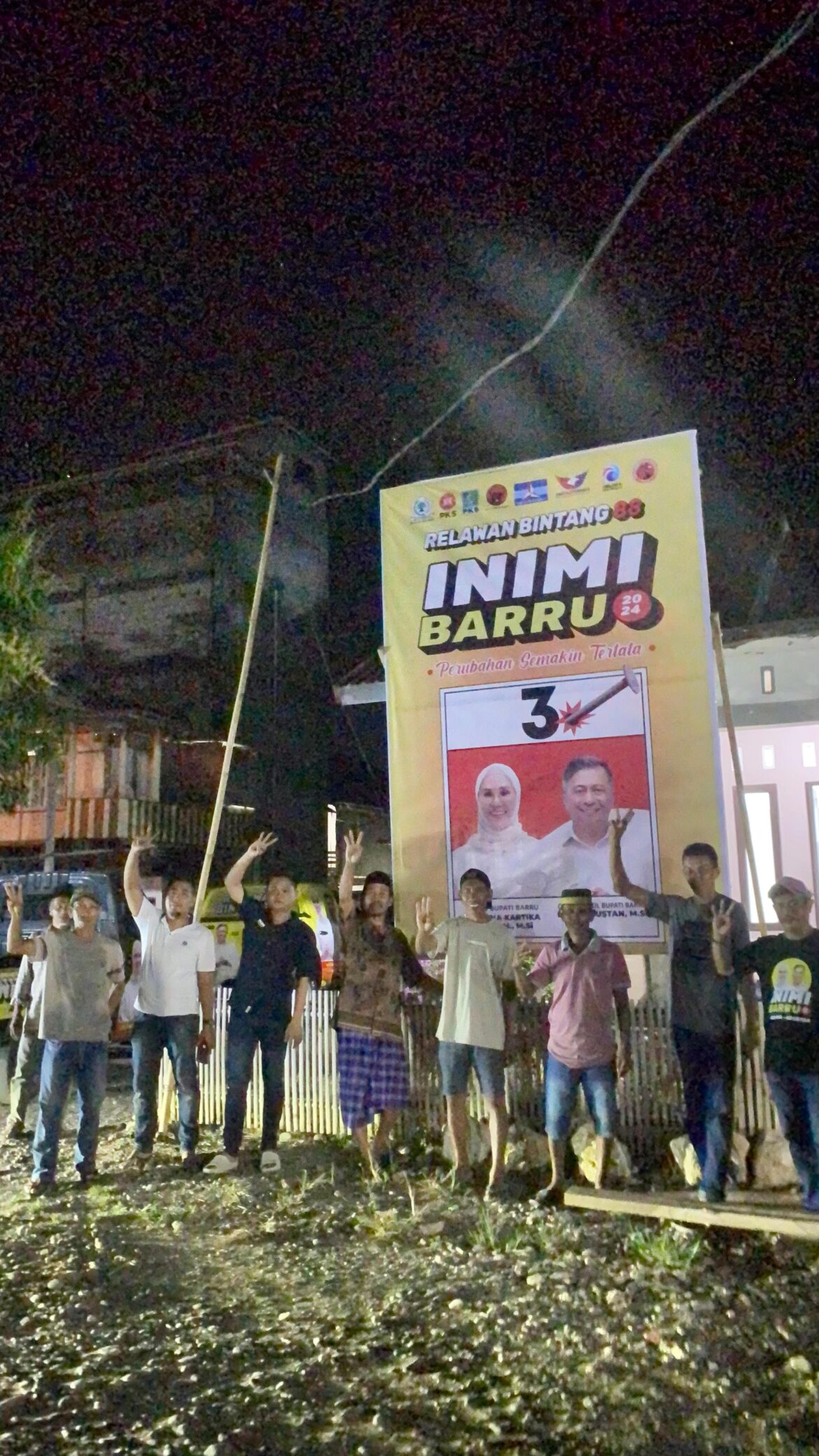 Solidkan Barisan Relawan Bintan 88 Berkomitmen Menankan Andi. Ina-Abustan