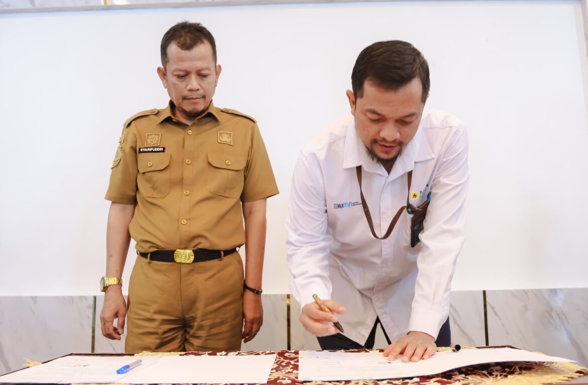 Pemda Bersama Bersama PT PLN Lakukan Penandatanganan Kesepakatan Bersama dalam Penanggulangan Bencana