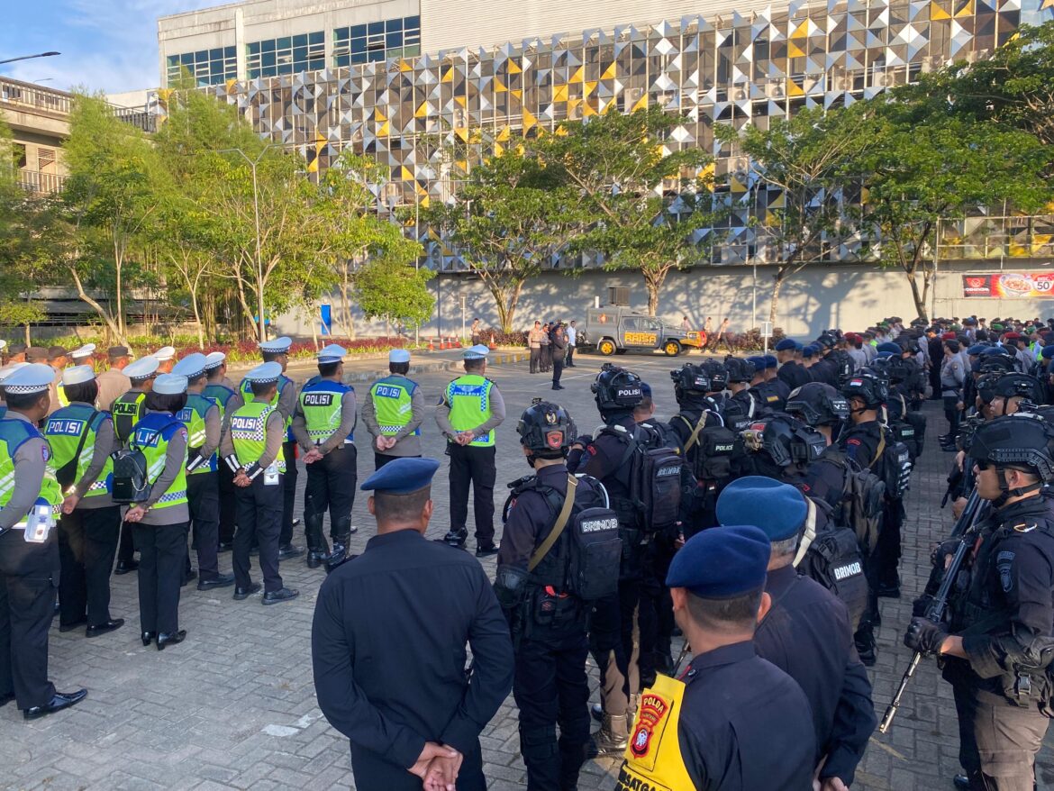 Satgas Mantap Praja Kapuas Pastikan Debat Cagub ke 2 Berjalan Aman
