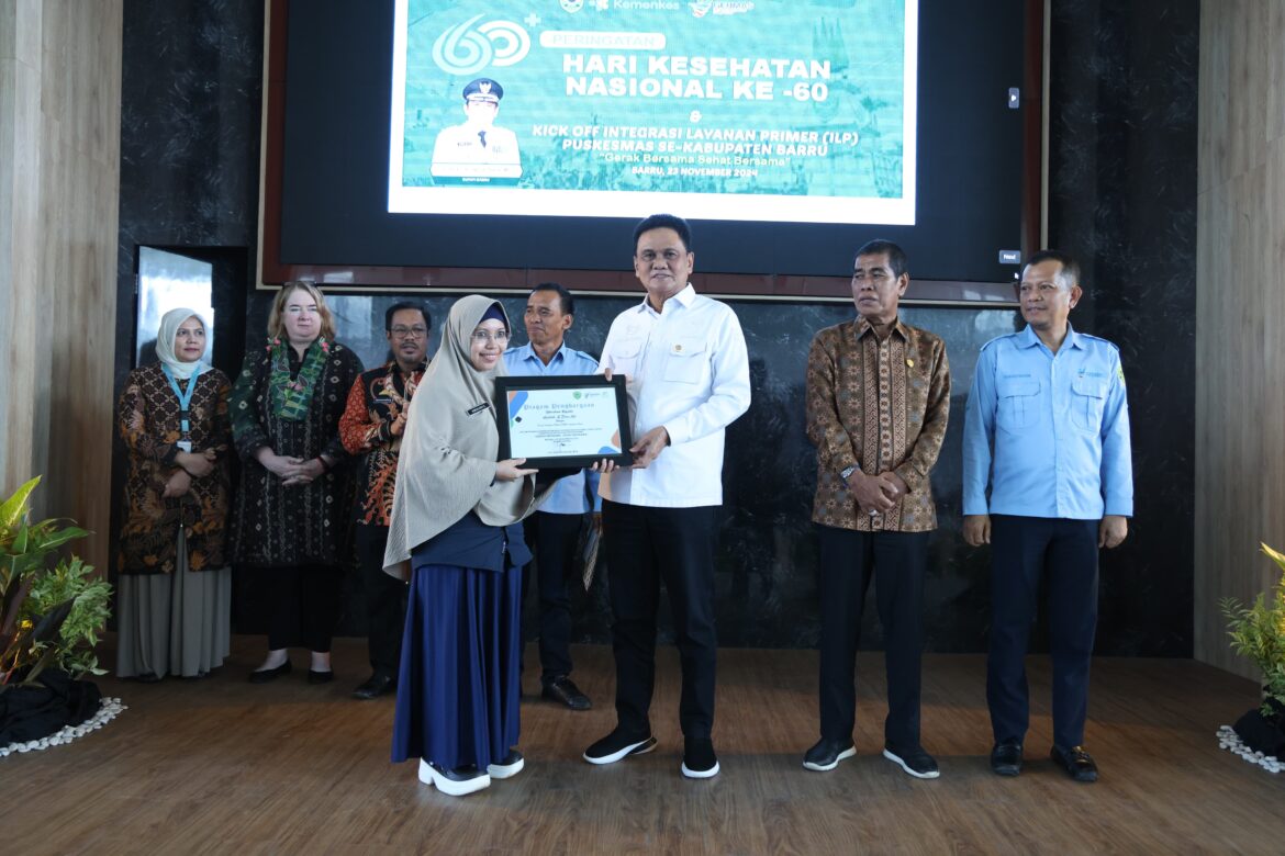 Bupati Barru Hadiri Kick Off Integrasi Layanan Primer di Lantai 6 MPP