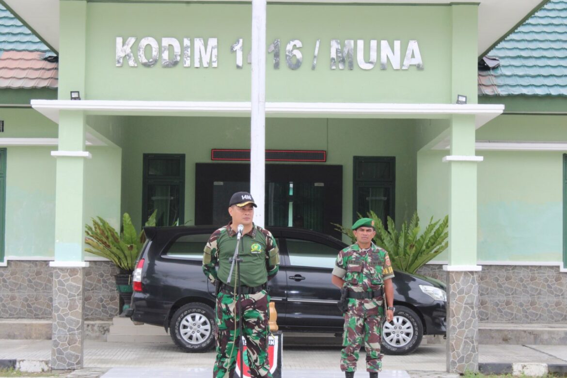 Dandim Muna Tegaskan,Komitmen Berantas Judi Online