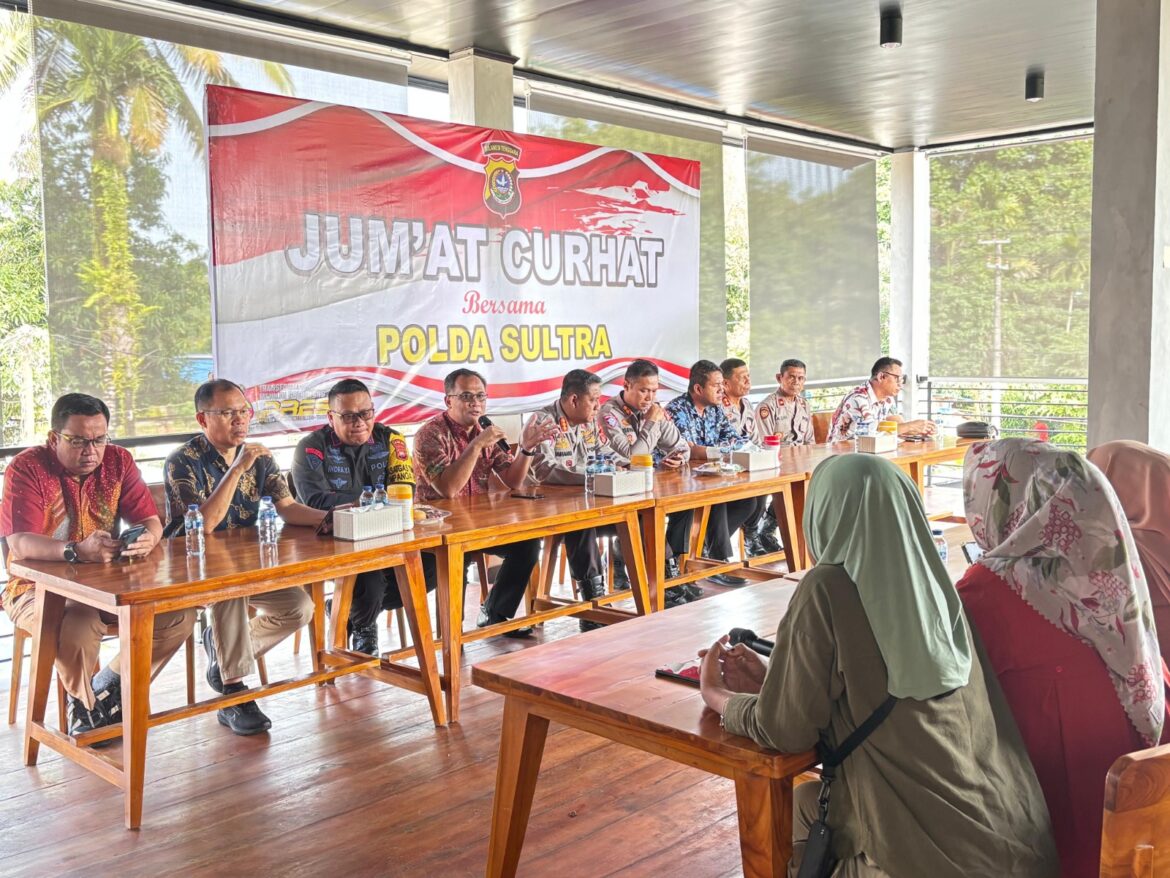 Polda Sultra Bincang Bersama Masyarakat Baruga Ciptakan Keamanan dan Ketertiban Lingkungan Warga Pasca Pilkada 2024*