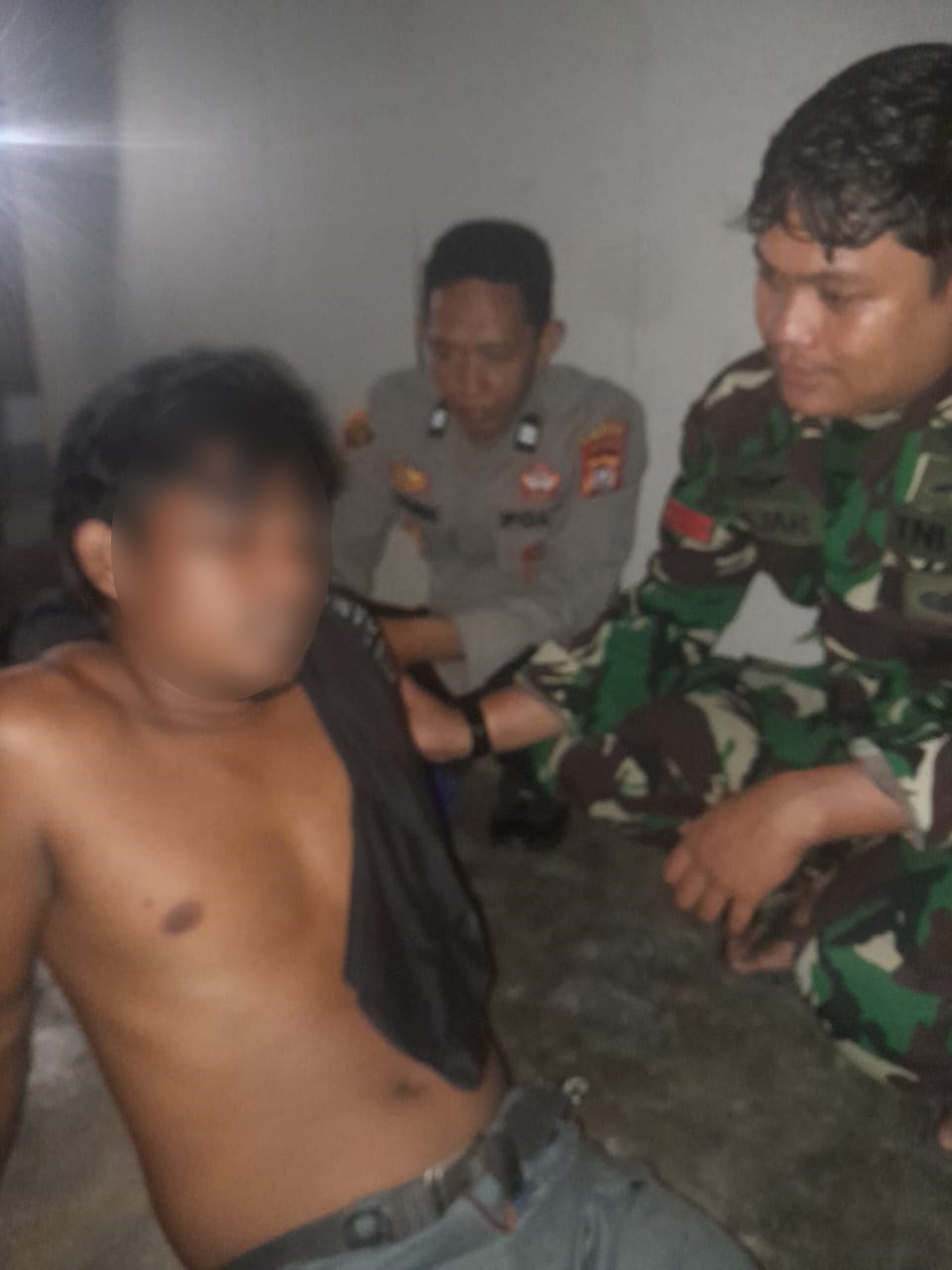 *Petugas Pos Pam Lantari Jaya Gagalkan Percobaan Bunuh Diri di Desa Kalaero*