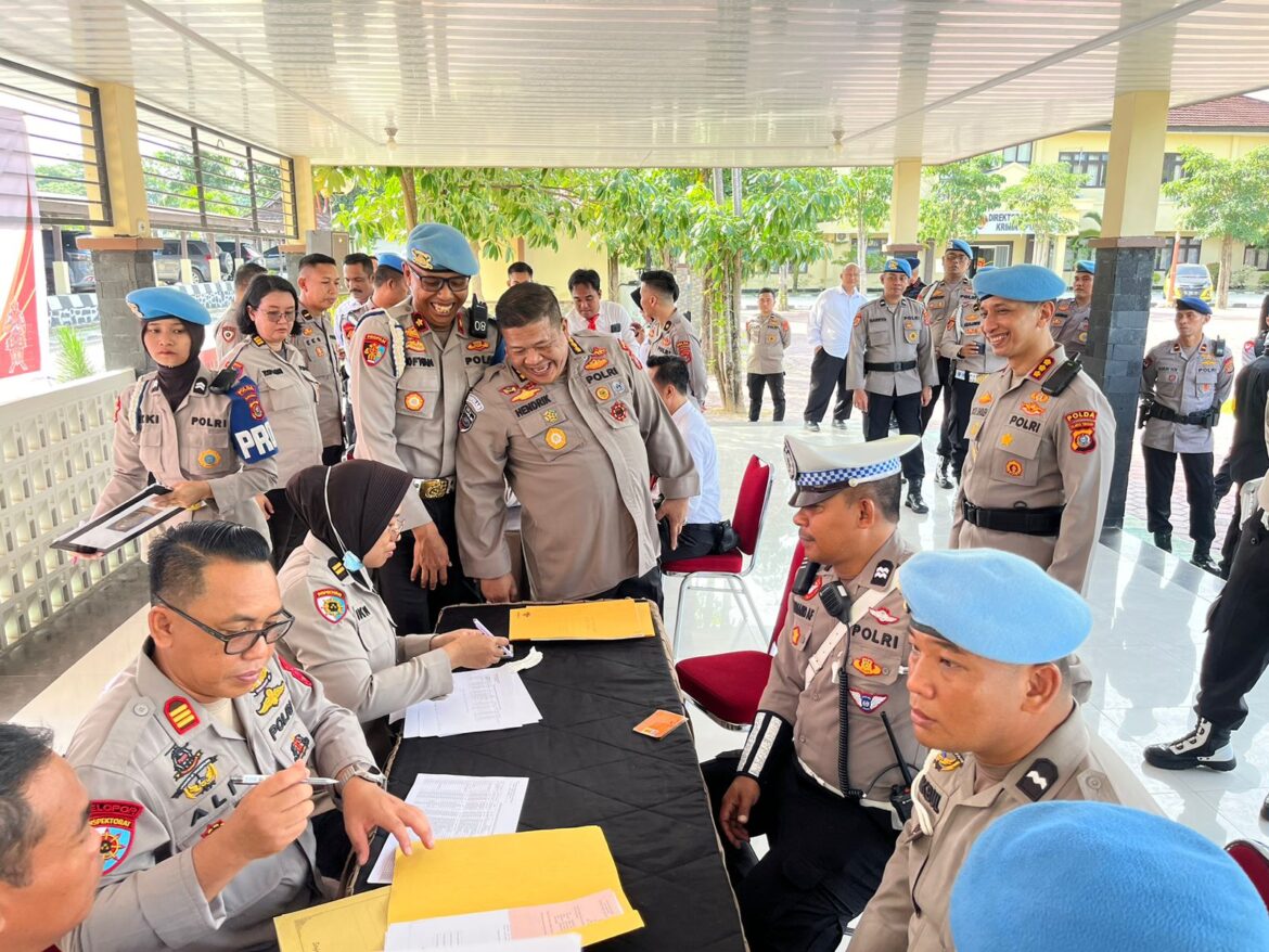 *Cegah Penyalahgunaan, Polda Sultra Gelar Pemeriksaan Senpi dan Psikologi Personel*