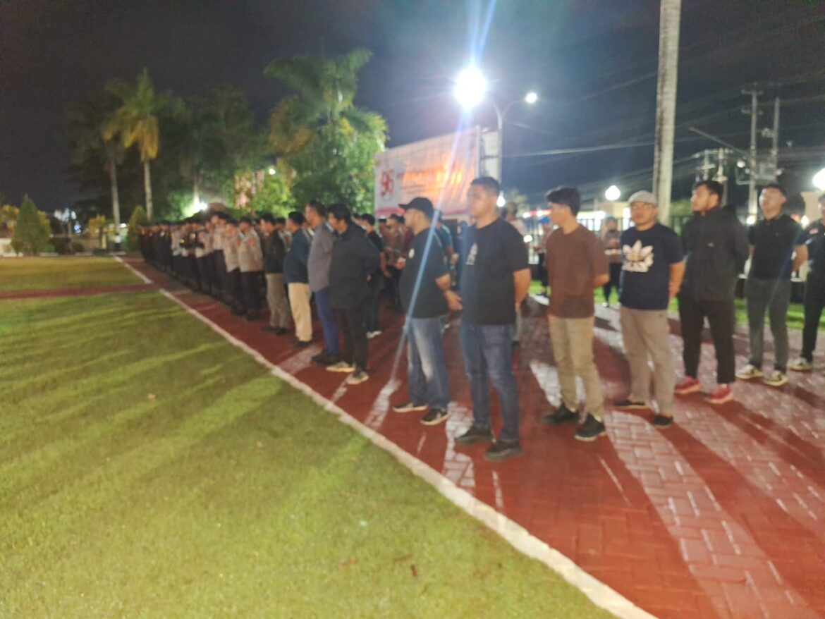 Polresta Kendari Gelar Patroli Gabungan Skala Besar untuk Ciptakan Kondisi Aman*