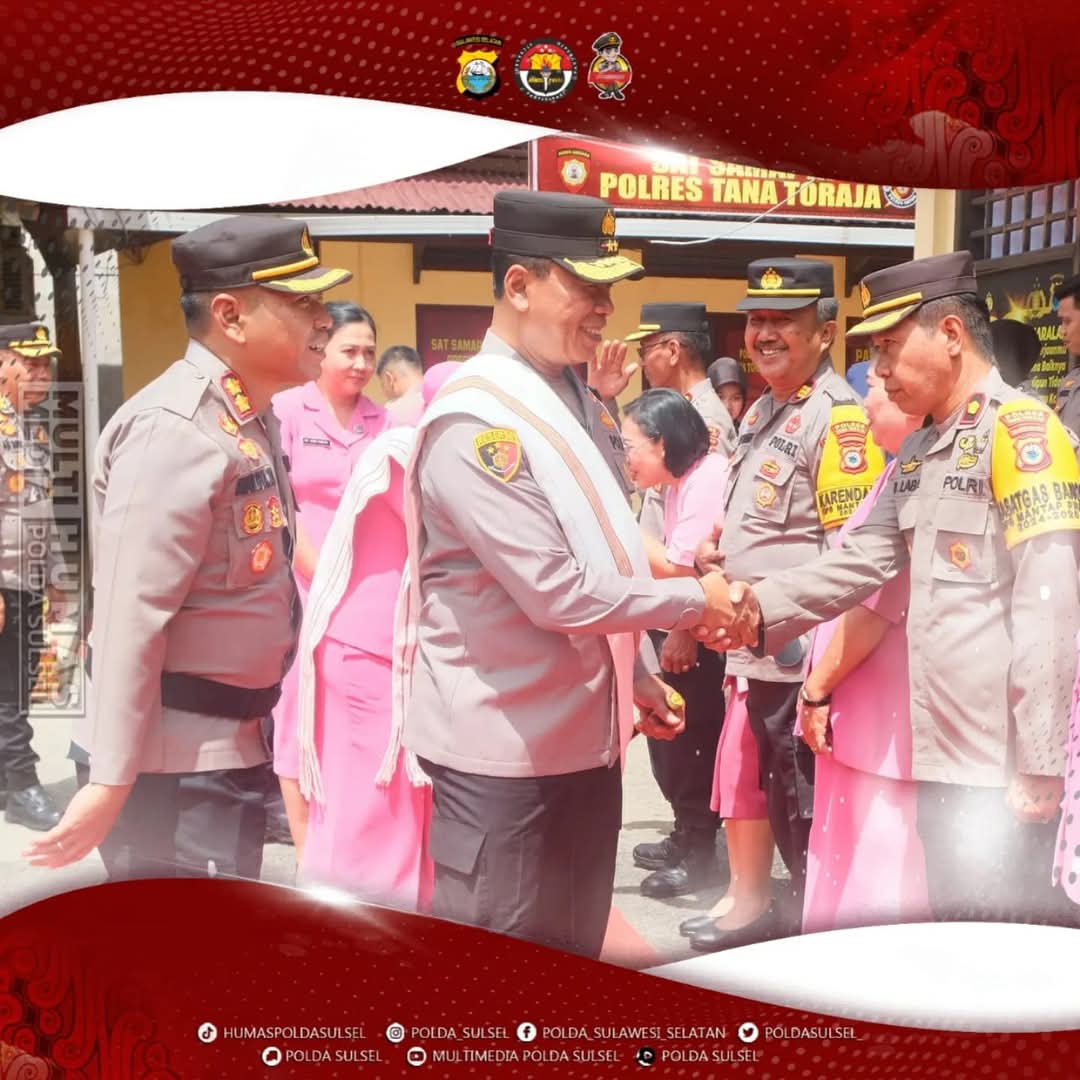 Kapolda Sulsel Irjen Pol. Yudhiawan Kunjungi Polres Tana Toraja, Berikan Arahan Kepada Personel dan Resmikan Gedung Reskrim*