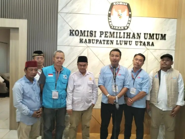 KPU Secara Resmi Menetapkan Andi Abdullah Rahim dan Jumail Mappile Sebagai Bupati dan Wakil Bupati Kabupaten Luwu Utara.