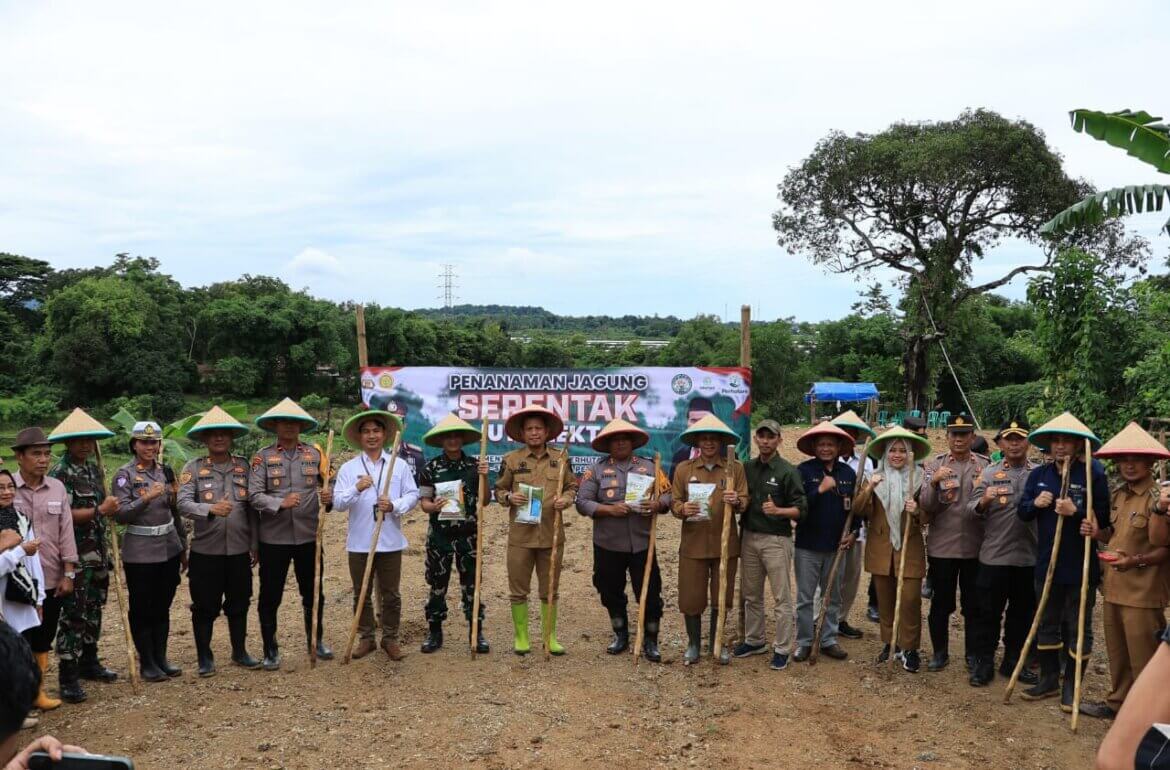 Plh. Sekda Barru Hadiri Vicon Penanaman Jagung Serentak 1 Juta Hektar
