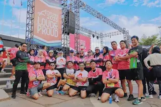 Bupati Barru Andi Ina Kartika Sari Turut Ramaikan Makassar Half Marathon 2025