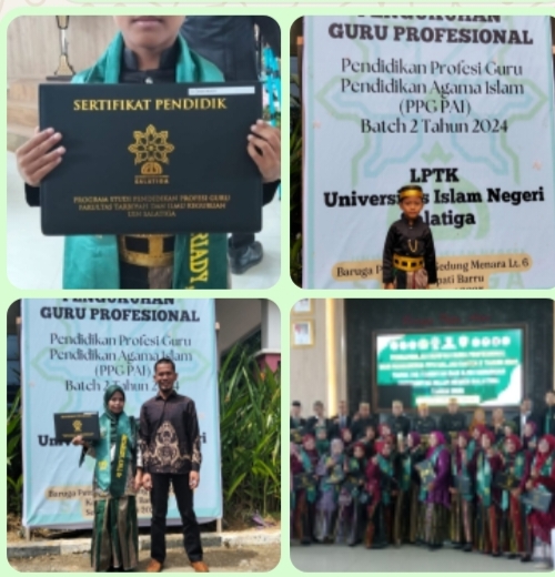 Suasana Khidmat Warnai Pengukuhan Guru Profesional PPG PAI 2024 di Barru