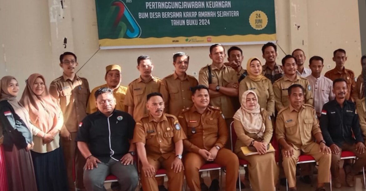 Transparan dan Akuntabel, BUMDesMa “Kakap Amanah Sejahtera” Gelar MAD LPJ Keuangan