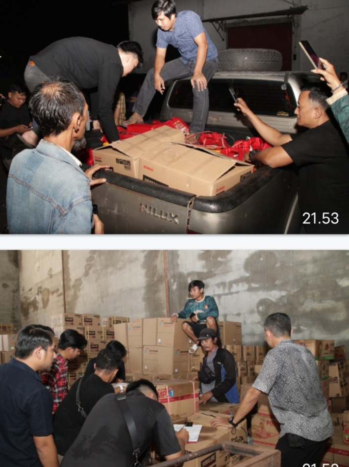 Ditreskrimsus Polda Kalbar Lakukan Olah TKP di Gudang Oli Diduga Palsu di Kubu Raya