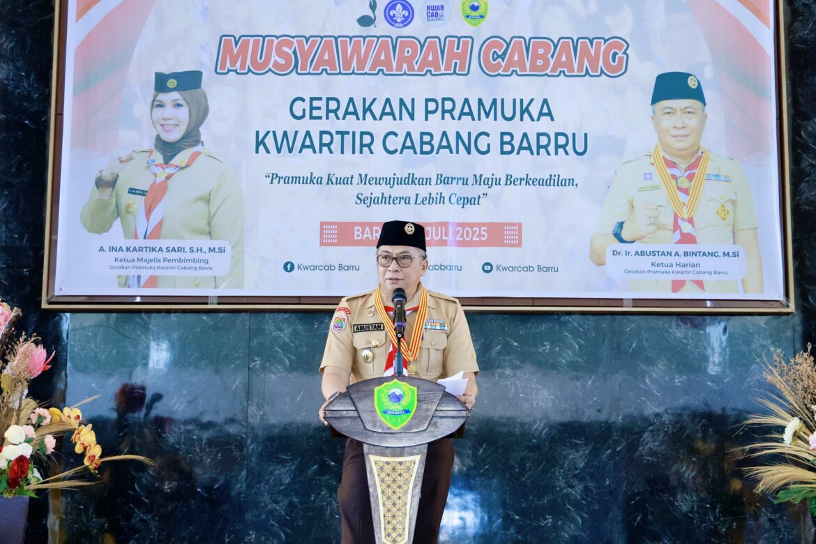 Barru Tuan Rumah Apel Besar Pramuka 2025, Dr. Abustan Siap Nahkodai Gerakan Pramuka Lima Tahun ke Depan