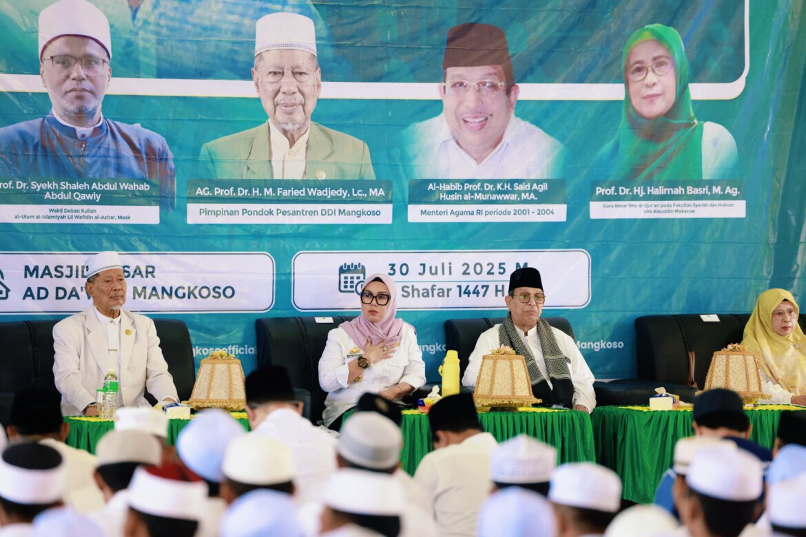 DDI Mangkoso Jadi Mercusuar Pendidikan Islam, Bupati Andi Ina Tegaskan Komitmen Dukung Pesantren
