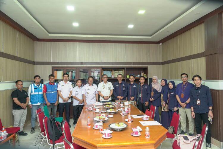 Wabup Abustan Bintang Sambut Rombongan Ombudsman RI Sulsel di Barru