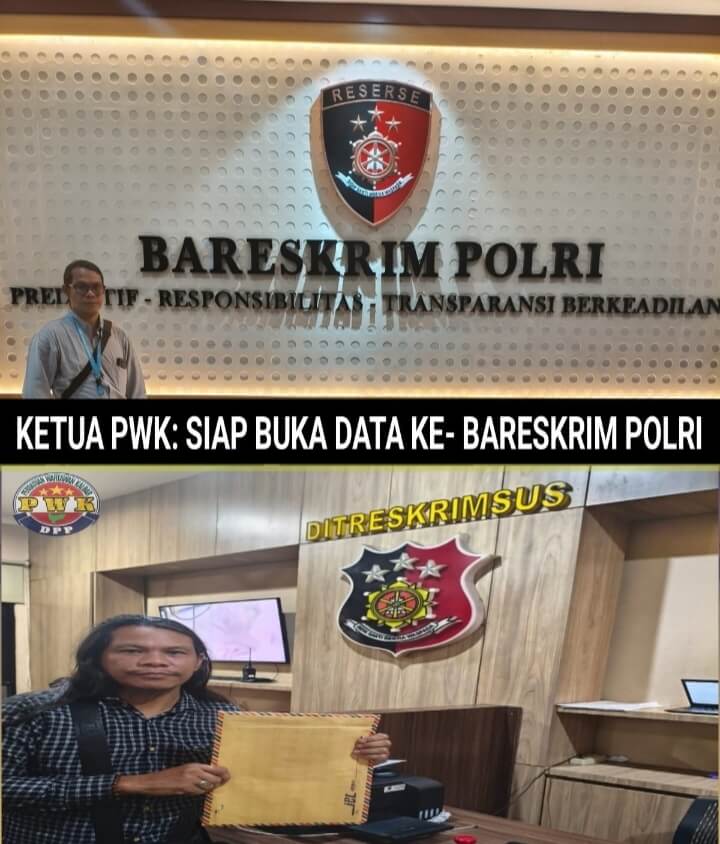 Ketua PWK Laporkan Dugaan Bungkam Media dan Jual Beli Proyek di Ketapang ke Bareskrim Polri