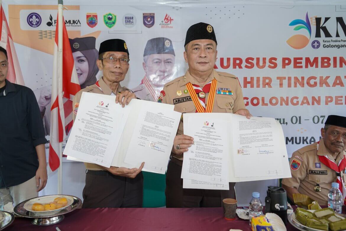 Saka Adhyasta Pemilu Barru Resmi Dilantik, Wabup Abustan Tekankan Integritas Pemuda