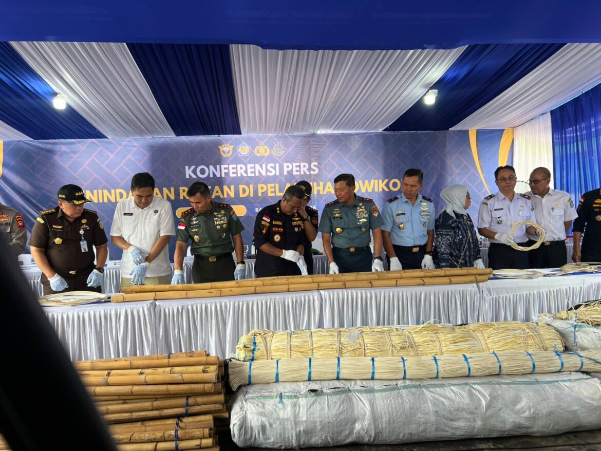 Ungkap Penyelundupan Rotan Rp2,9 Miliar, Bea Cukai Kalbar Tanpa Tersangka