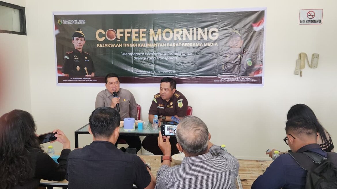Coffee Morning Kejati Kalbar, Perkuat Transparansi Informasi