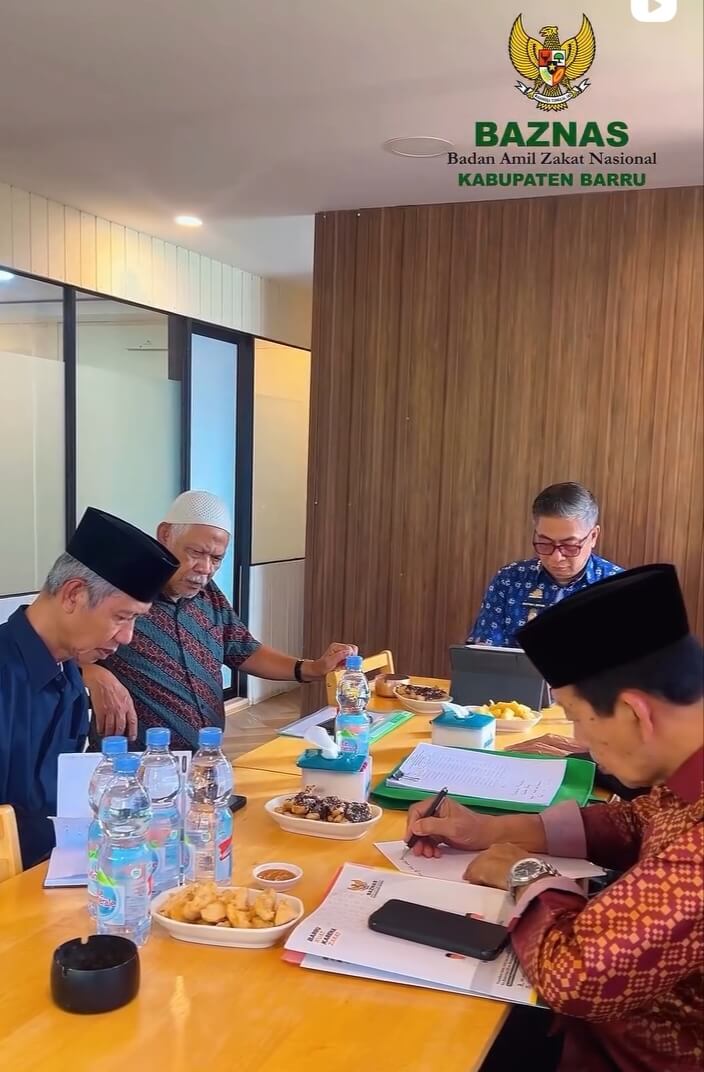 BAZNAS Barru Sinkronkan Data DTSEN Bersama Wakil Bupati